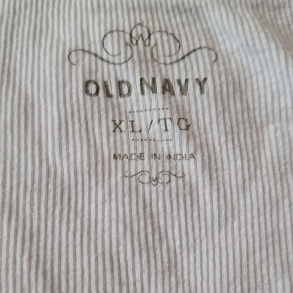 Old Navy Classic White Ribbed Tank Top Size XL/TG - Picture 2 of 4